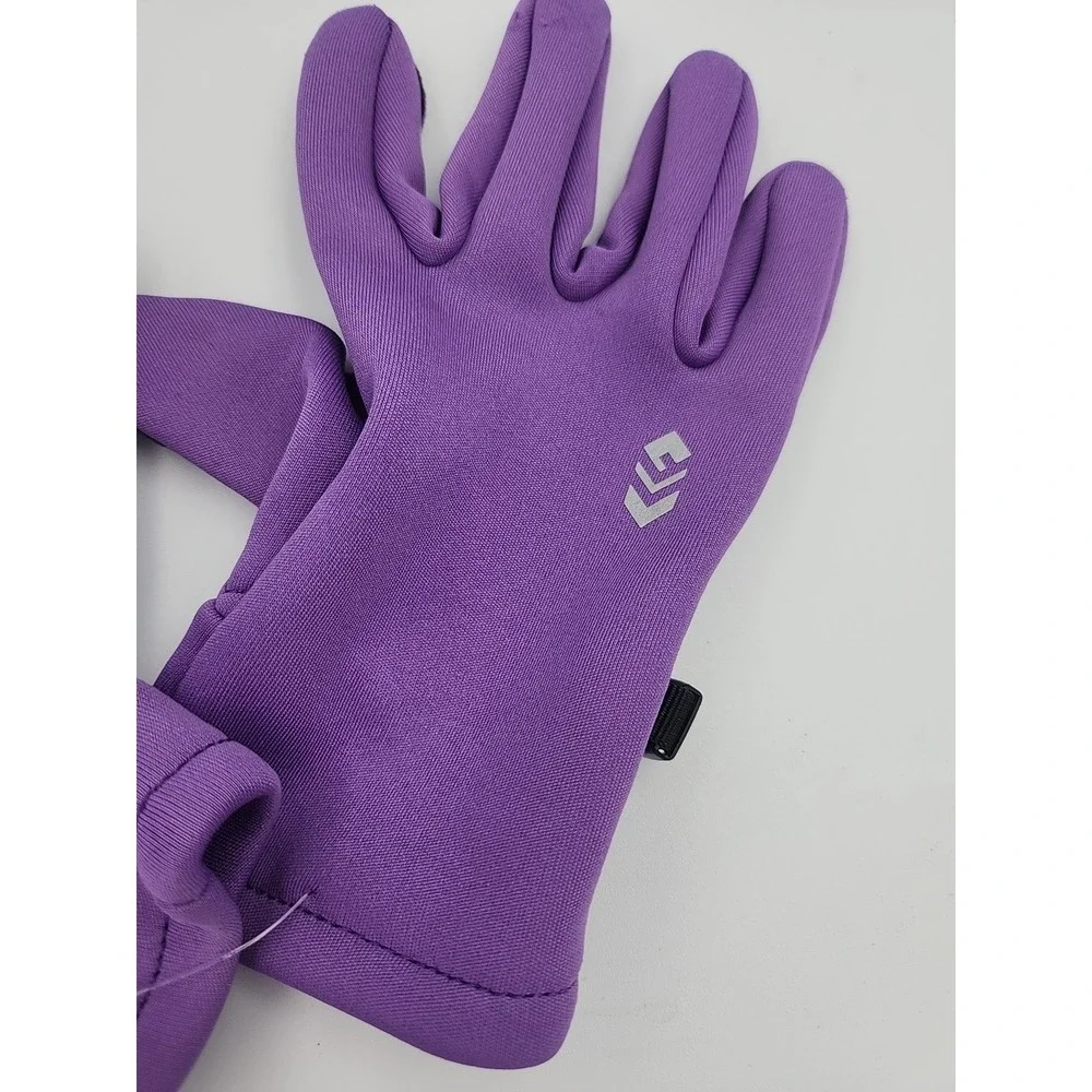 Free Country Knit Lined Gloves Purple Size S/M